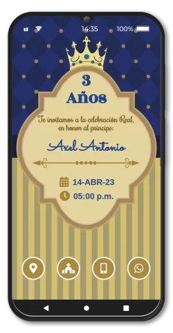 Invitación de Cumpleaños Interactiva 01