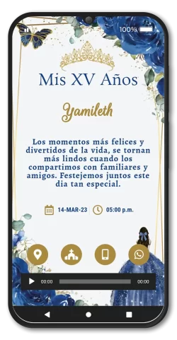 Invitación de XV Años Interactiva 01